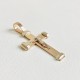 Хрестик з червоного та білого золота з "Розп'яттям" 03030