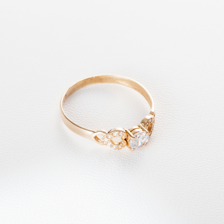 Золотое кольцо для предложения К1670