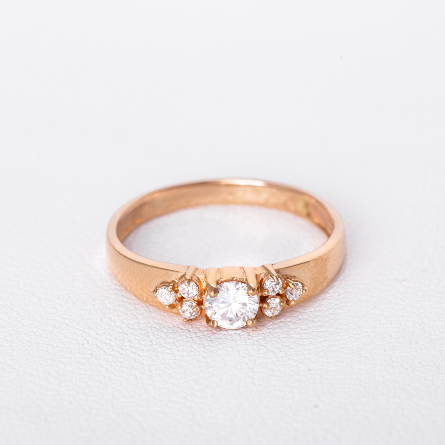 Золотое кольцо для помолвки К1863