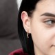 Серьги золотые с фианитами С559
