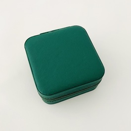 Шкатулка для украшений темно-зеленая Fk-1105