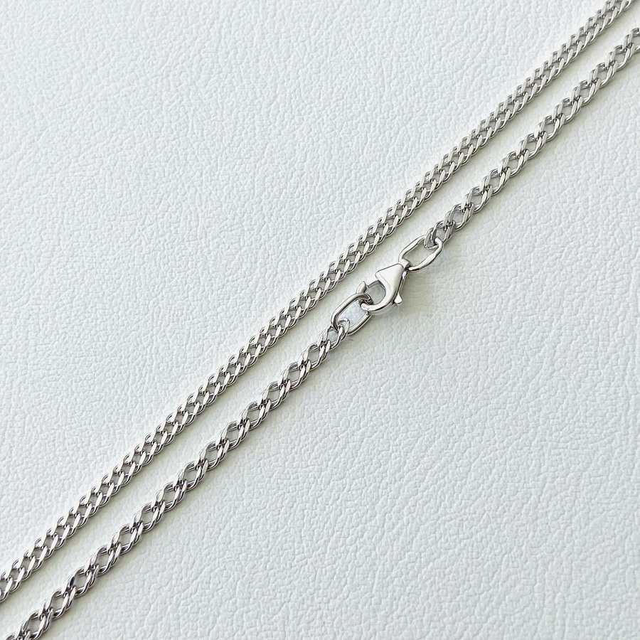 Срібний ланцюжок Ромб подвійний (з алмазними гранями) 3 мм 90106204541р