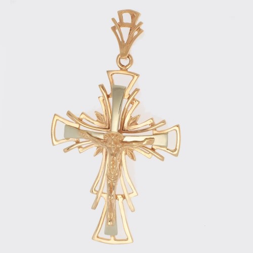 Золотой крестик. П460