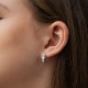 Серебряные серьги с фианитами 902-00620