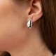 Сережки "Megan" у білому золоті (Small) с09119