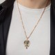 Золотая подвеска "Ангел Хранитель" п03819