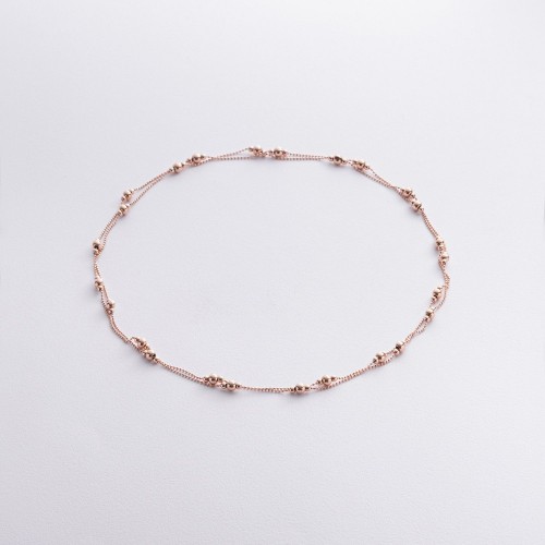 Колье "Шарики" в красном золоте кол02580