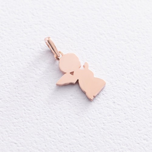 Кулон "Ангел" в красном золоте п03572