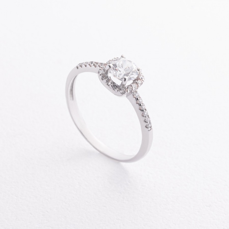 Серебряное кольцо с фианитами 1667/1р-CZ