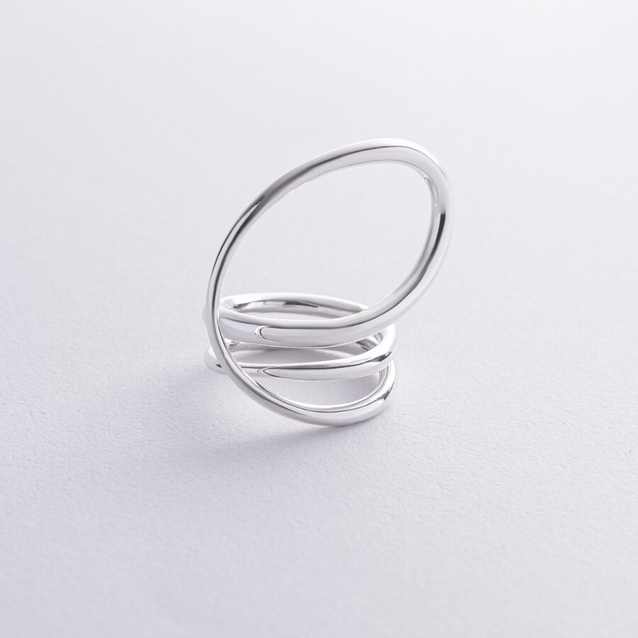 Серебряное кольцо "Matilda" 112799
