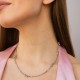 Колье "Фантазия" в белом золоте кол02665