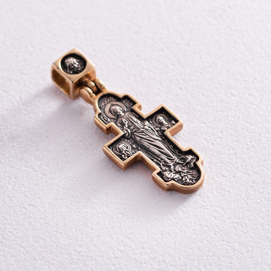 Православний хрест "Ікона Божої Матері "Несподівана Радість " 131691