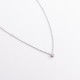 Серебряное колье с фианитом 908-00971