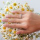 Серебряное кольцо "Розы" с чернением 112540