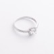 Серебряное кольцо с фианитами 1667/1р-CZ