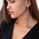 Сережки "Монетки" в жовтому золоті с07624