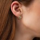 Сережки "Конюшина" в жовтому золоті с08991