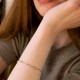 Серебряный браслет с фианитами 905-01593