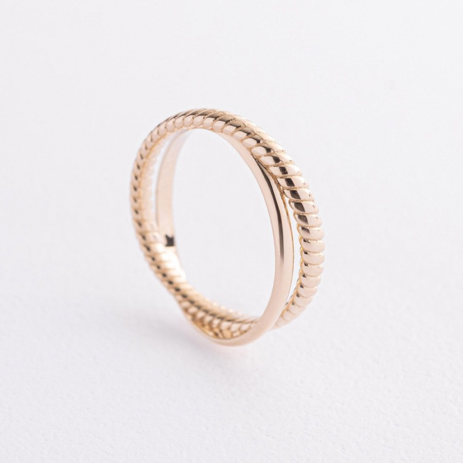 Каблучка "Yasmine" у жовтому золоті к07554