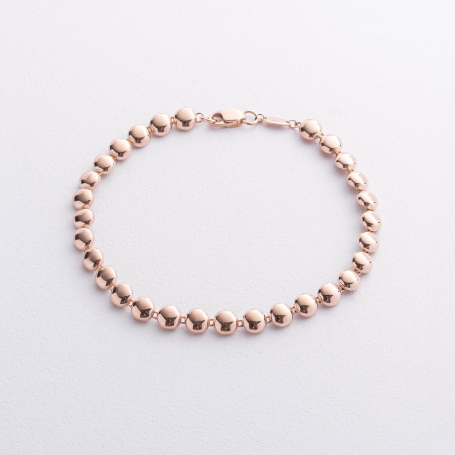 Браслет "Gloria" у червоному золоті б05779