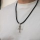 Серебряный кулон "Египетский крест Анкх. Жезл Озириса - символ вечной жизни" 133111