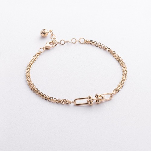 Браслет "Фантазия" в желтом золоте б05805