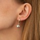 Сережки в жовтому золоті (культ. прісн. перли) с08591