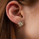 Сережки "Конюшина" в жовтому золоті с08991