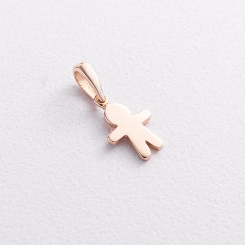 Золотой кулон "Мальчик" п03357