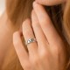 Серебряное кольцо "Chloe" 112812