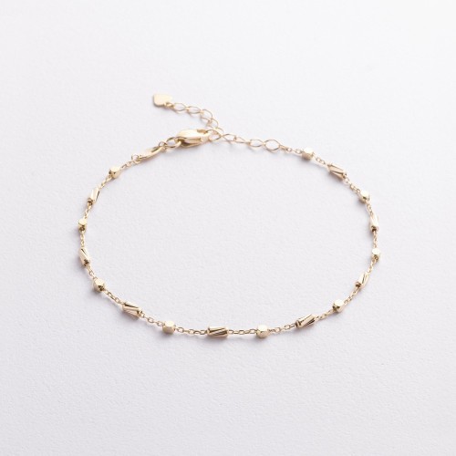 Браслет "Amelia" у жовтому золоті б05858