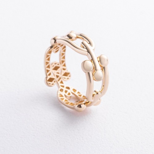 Кольцо "Фантазия" в желтом золоте к08468