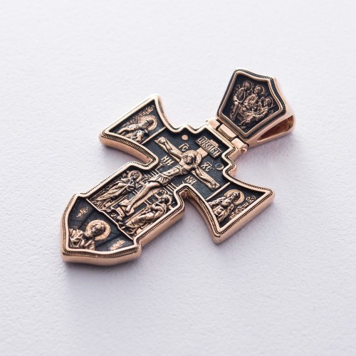 Православний хрест "Розп'яття. Ангел Хранитель" п01841