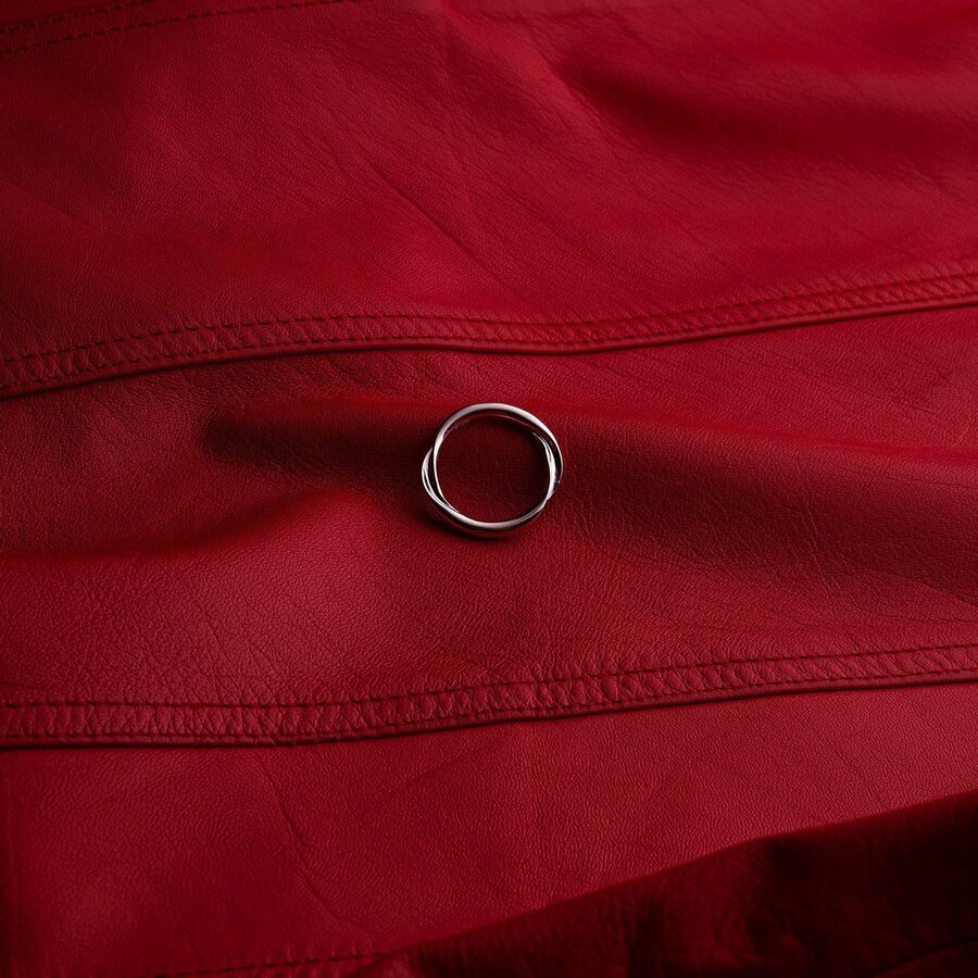Серебряное кольцо "Орбита" 112778