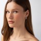 Сережки "Alisia" у білому золоті с09220