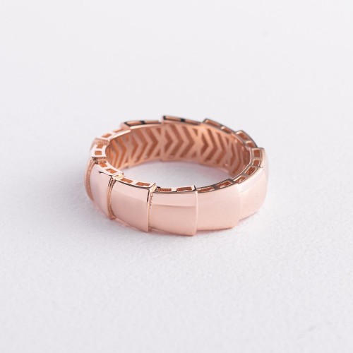 Золота каблучка "Змія" к08418