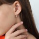Дитячі золоті сережки "Квіточки" с06085
