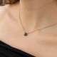Серебряное колье с кварцом 8188р-QGR