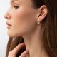 Сережки "Megan" у червоному золоті (Small) с09118