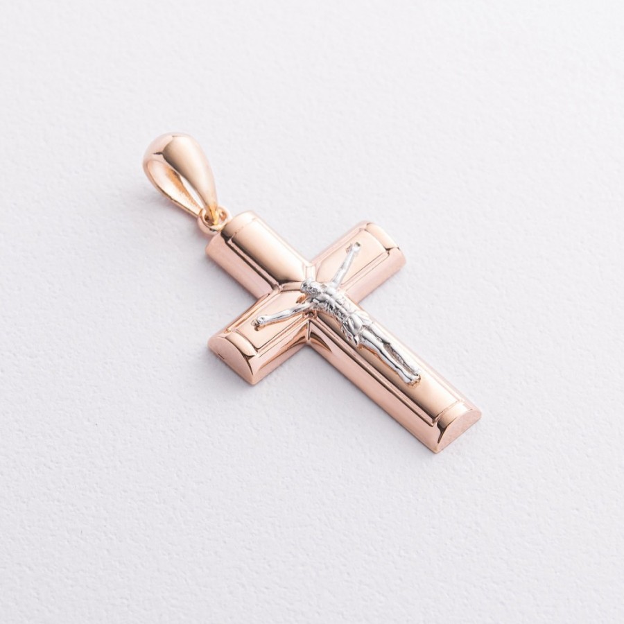 Золотий хрестик "Розп'яття" п04084