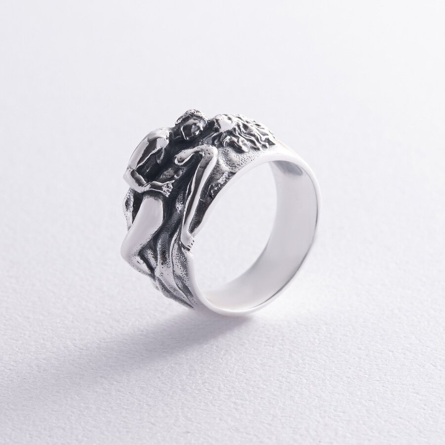 Серебряное кольцо "Обнаженная пара" 112702