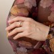 Каблучка "Tilda" у червоному золоті к08354
