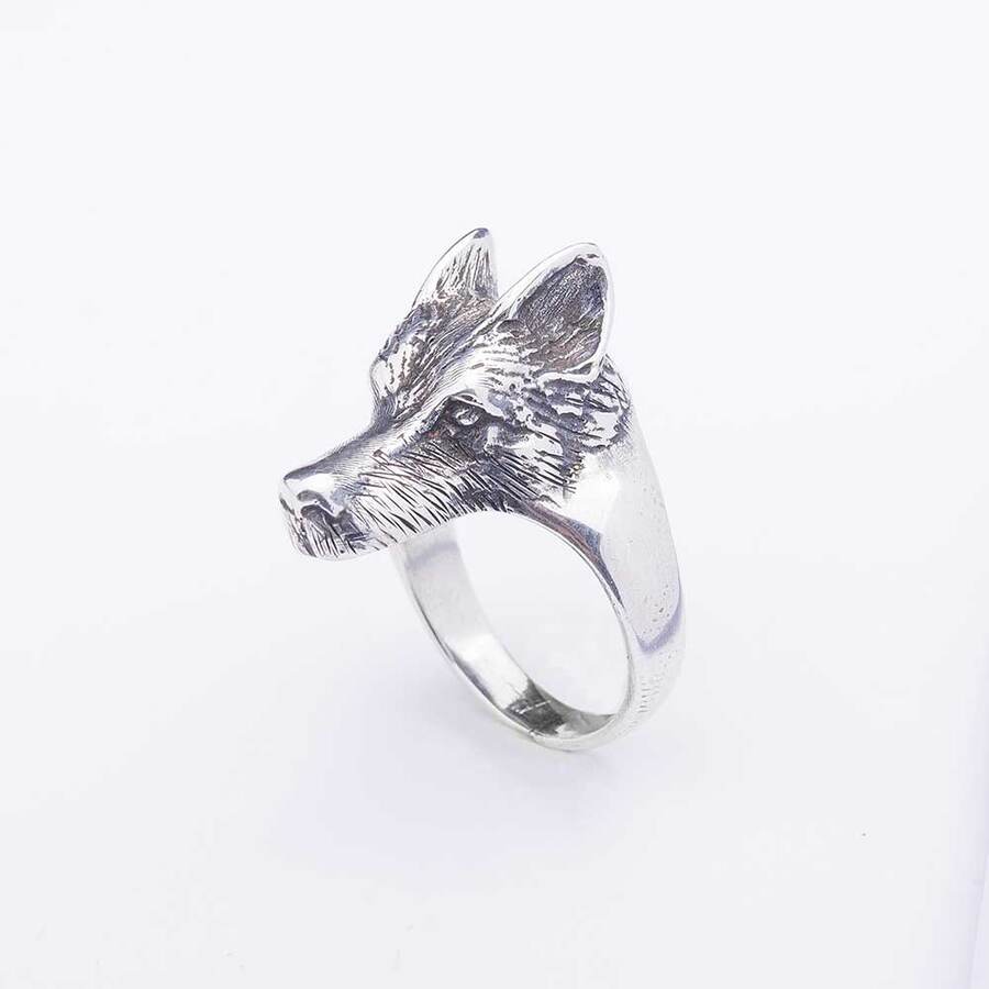 Срібний перстень "Вовк" 111354