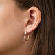 Серьги "Violet" в желтом золоте с09739