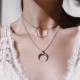 Серебряная подвеска "Лунница" 133077
