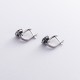 Серебряные серьги с сапфирами GS-02-003-31