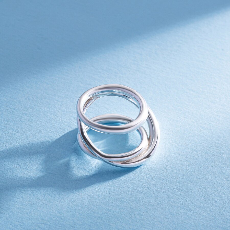 Серебряное кольцо "Jemma" 112781