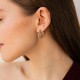 Серьги - кольца в желтом золоте с09299