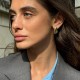 Сережки "Megan" у жовтому золоті (Small) с09085