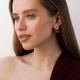 Сережки "Jessica" у червоному золоті с09624